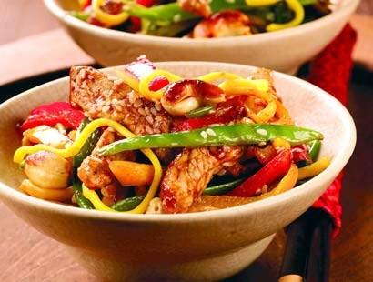 3. STIR FRY WITH NOODLES DATE SKILLS TAUGHT; using a wok, stir-frying, using ready-prepared noodles.