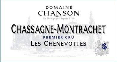 Côte de Beaune - Premiers Crus - Domaine Chassagne-Montrachet Les Chenevottes 1er Cru 94 18 16