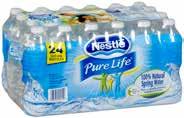 Heinz Uncle Ben's Seeds of Change 2 7 /$ ORGANIC RICE SIDE DISH 240 g Nestlé Pure Life SPRING WATER 100% natural 24 x 500 ml plus deposit & recycle fee NATURAL SELECT RICE 365 g 397 g 2 7 /$ or