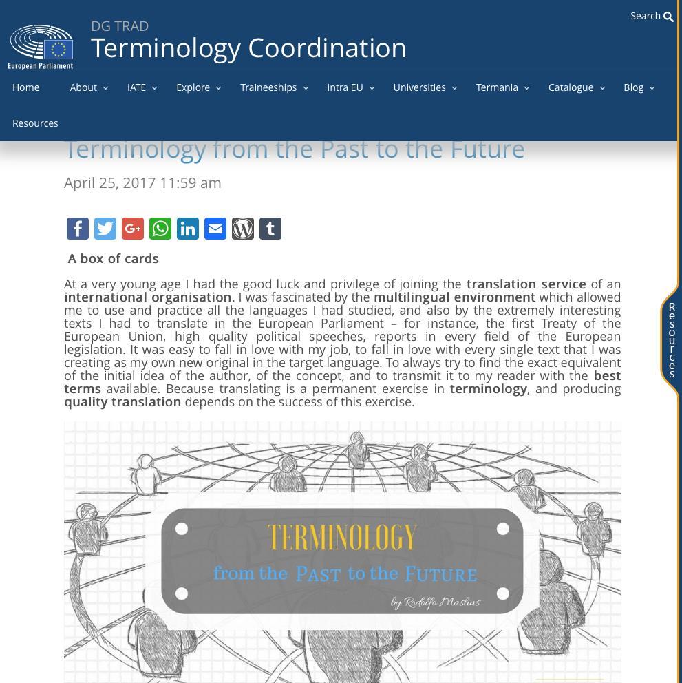 Terminology [ ] provides the methodology for analysing and organising the semantic web, structuring big data, and streamlining philosophical thinking