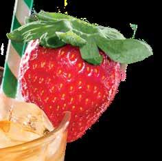Cherry Berry Mojito Cruzan Black Cherry rum, mojito mix, Strawberry BACARDI Premium Mixer, fresh mint leaves, lime and a splash
