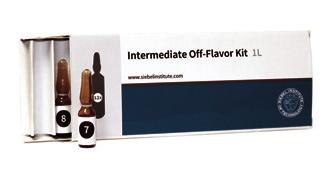 6 AVAILABLE SENSORY KITS INTERMEDIATE OFF-FLAVOR KIT 12x1 selected flavors to spike 1L The Intermediate Off-Flavor Kit offers a total of 12 compounds that cover a variety of spoilage-related flavors