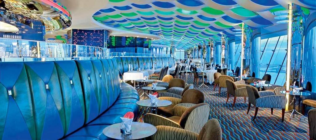 Sky View Bar / Burj Al Arab / 27 th Floor /Indulgent Afternoon Tea with champagne Quench your thirst at our lavish hideaway on top of the world.