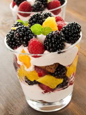 Element 1: Prepare and produce a range of hot, cold and frozen desserts Parfaits Parfait is used to describe two different desserts one European and the other American.