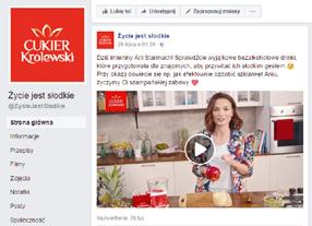 CUKIER KRÓLEWSKI IN THE MEDIA Życie Jest Słodkie Cukier Królewski corporate fan page Życie Jest Słodkie (Life is sweet) has been launched on the social networking site facebook.com.