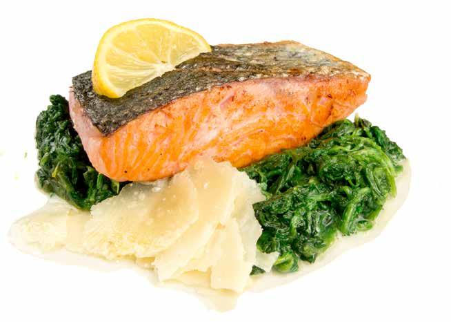 (4) na rozmaríne a limetkovej omáčke Grilled Salmon