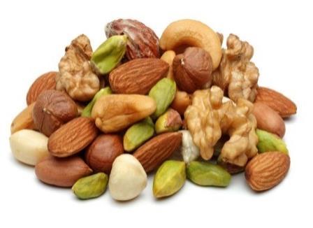 seeds and nut/seed butters Eat 4 or more times a Unsalted and raw nuts (e.g.