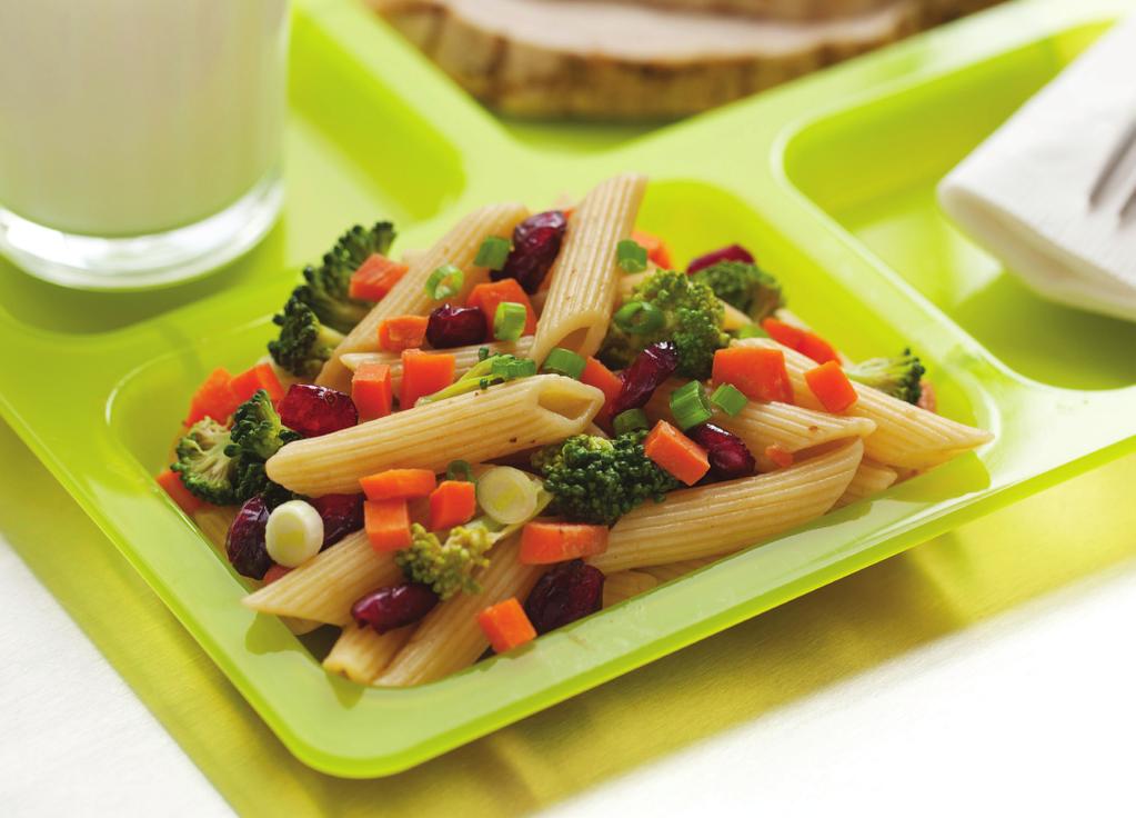 Harvest Cranberry Pasta Salad with Veggies One ¾ cup serving provides oz.