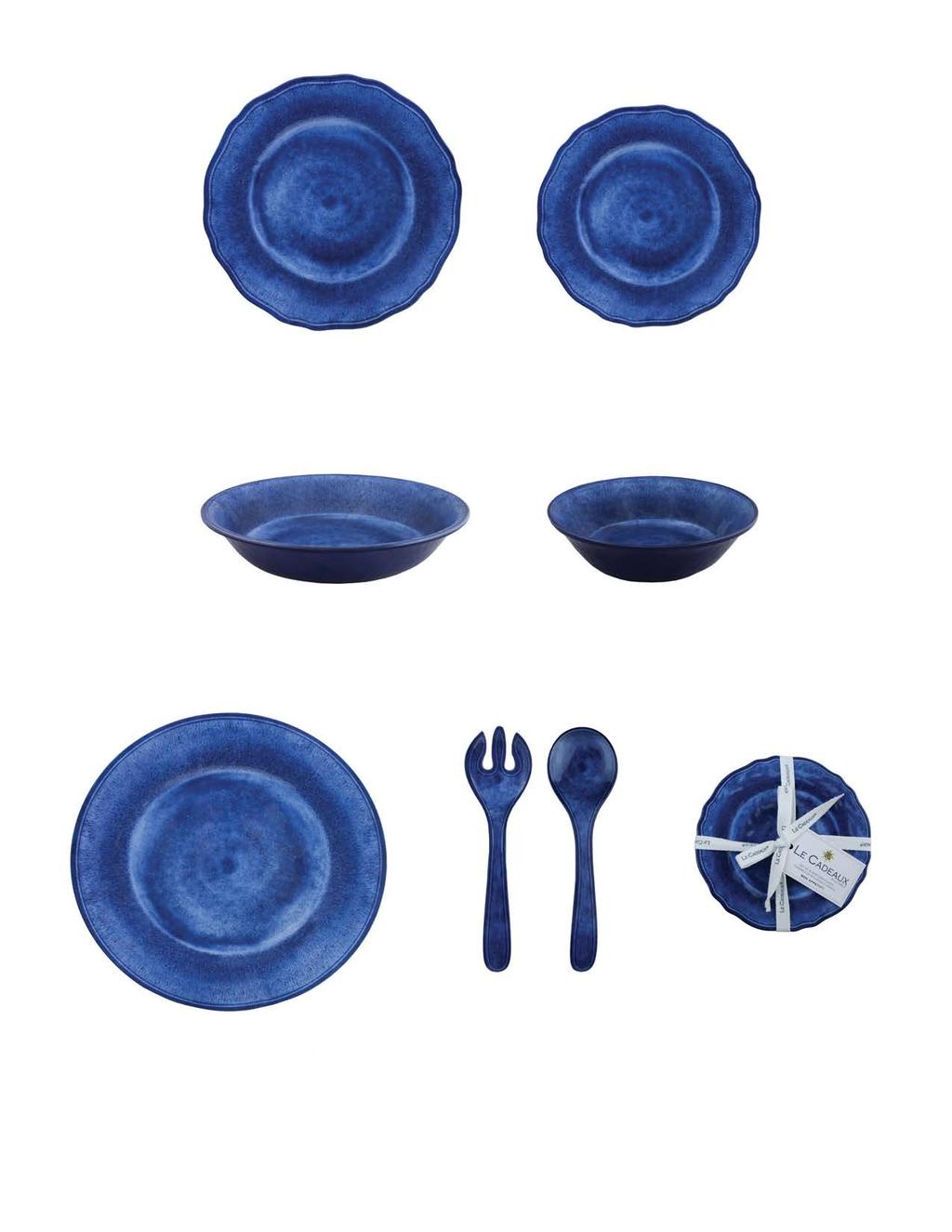 #227CAMB Blue 11 dinner plate #229CAMB Blue 9 salad plate #244CAMB