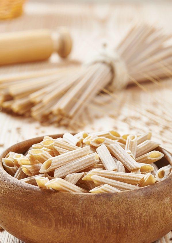 ORGANIC ORGANIC DURUM WHEAT SEMOLINA AVAILABLE WHITE OR WHOLEWHEAT PENNE Cylinder-shaped pasta, good to serve with fairly thick creamy sauce or