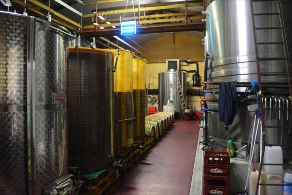 Originally, the entire production was made in concrete tanks. The resulting wines were very tannic, and often tricky to vinify due to lack of proper temperature control.