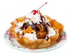 75 Vanilla ice cream glazed with our secret coating, lightly fried until crunchy, topped with your choice of strawberry