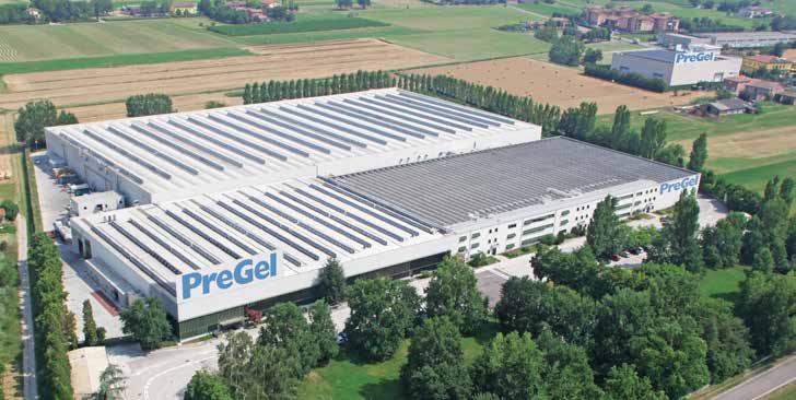 Manufacturing plant ITALY, Reggio Emilia Manufacturing plant USA, Charlotte THE COMPANY Founded in the province of Reggio Emilia, Italy in 1967, PreGel has become an international powerhouse in the