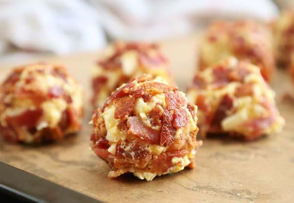 BACON & EGG FAT BOMBS SNACK NUTRITION FACTS (per serving) TOTAL CARBS: 0.
