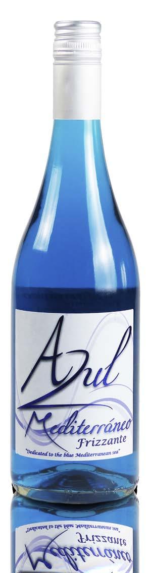 AZUL MEDITERRÁNEO FRIZZANTE Blue Frizzante, a new sparkling drink, which brings a fresh and vibrant colour into the world. Verdejo.