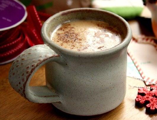 HOT MILK WITH GINGERBREAD SPICES AND MOLASSES HOT MILK WITH GINGERBREAD SPICES AND MOLASSES In a small pot bring the milk to a simmer. Remove from the heat and whisk in the molasses and spices.