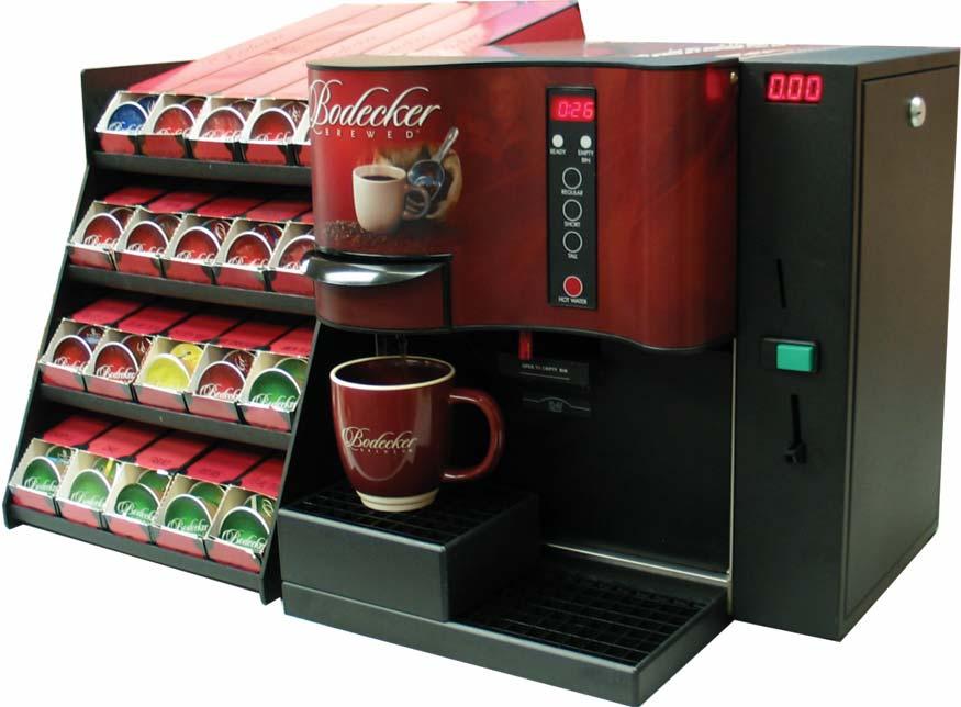 The illuminated panel indicates the price at the top of the face plate on a digital display, allowing the operator or client to conveniently change the price in increments of 5 cents, thereby