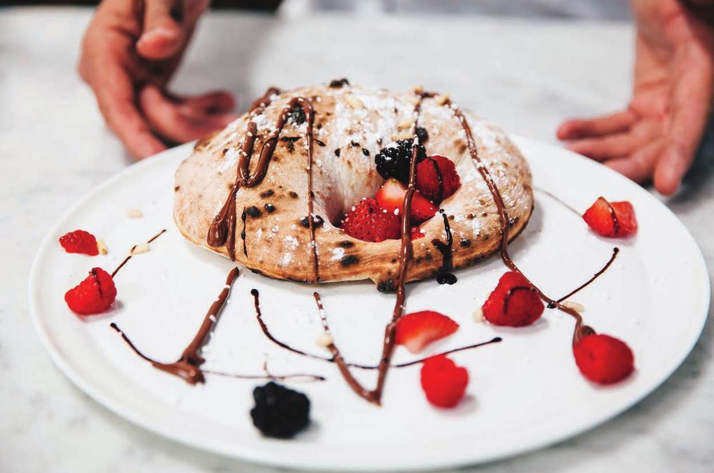 SIGNATURE NUTELLA CALZONE WITH FRESH BERRIES BEST SELLER 5.