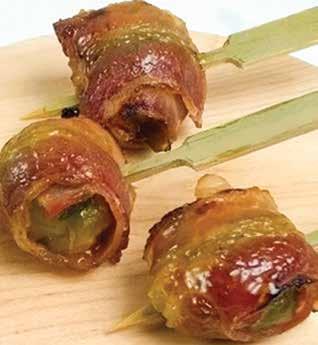 Product #342 Bourbon Glazed Brussels Sprouts Wrapped in Bacon Brussels sprouts