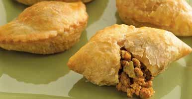 Product #1442 Empanadas Chorizo Sausage A buttery flaky pastry filled with chorizo sausage, onions, peppers, green