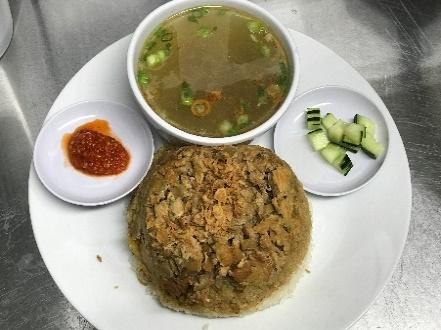 00 Beef, beef tripe, tomato and potato in coconut milk soup, served with white rice and padi oat cracker. SOTO MADURA / MADURA STYLE SOUP.... $10.