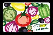 Customer Loyalty The loyalty card Subway consists in presenting it to every passage in the establishment to