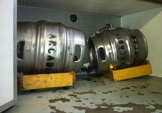 OUR FIRST... A CASE HISTORY Sizing the Cellar for two Firkins keeps cask available.