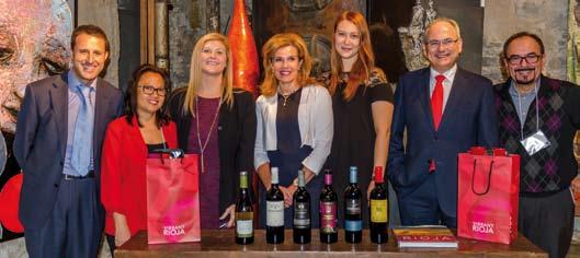 The Rioja Control Board delegation with the heads of the Vintages BU of the LCBO monopoly This year, the more than one thousand square metres of the Rioja Gourmet-Terrassen hosted the largest open