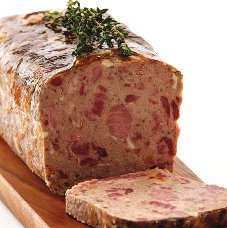 6 kg A fully cooked, premium country-style pâté made from a semi-coarse blend of pork and pork livers fl