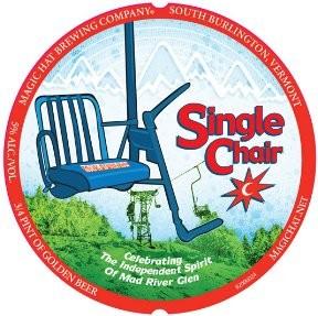 Magic Hat Single Chair Single Chair celebrates the uniqueness of the Mad River Glen Cooperative Ski Area in Vermont.