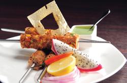 The Great Indian Kebab Factory on Wellington Street serves contemporary Indian food with an emphasis on kebabs.