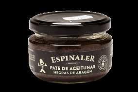 ESPINALER BLACK OLIVES (Aceitunas Negras) The black olive of Aragon is of medium size and a dark purple color.