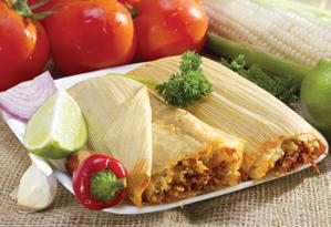 00 Gourmet Tamales 91086 Queso & Jalapeño Tamales Tamales de queso con jalapeño Twelve 1.33-ounce fully cooked tamales wrapped in authentic corn husks. Remove shucks before eating.