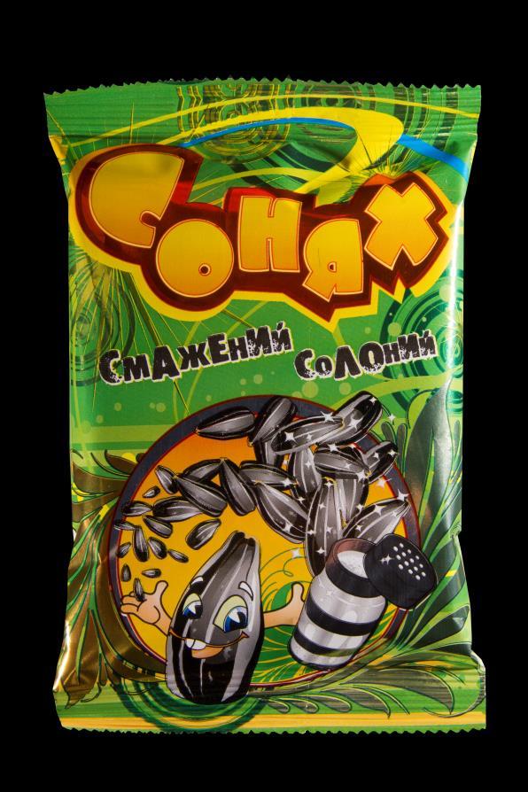 Roasted sunflower seeds, salted «Sonyah fabryka smaku» The innovation of our copmany is the manufacture of salted roasted sunflower seeds, which