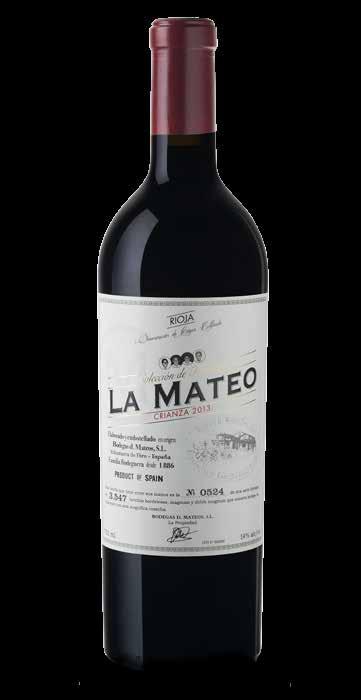 Colección e Familia La Mateo Highest expression wines Limite prouction an only in great vintages.