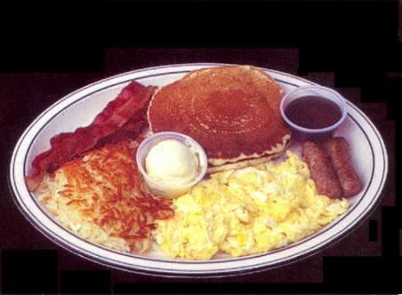 BREAKFAST SERVED ALL DAY Served with choice of hash browns, grits or home fries and toast (except the boxed items). Exchange toast for biscuit & gravy add.50 cents. Two Eggs Any style $3.