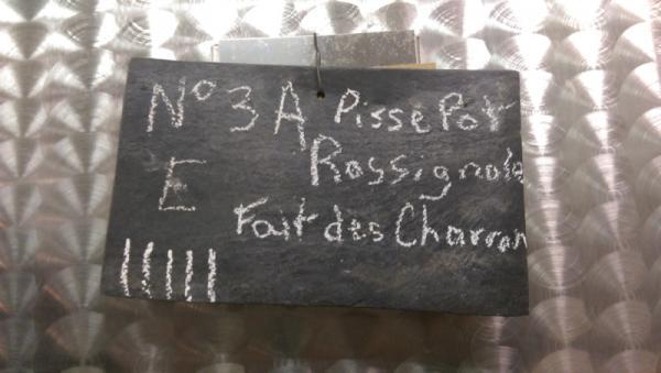 That's right: Alain owns a parcel called "piss pot". 2014 was a tough year due to a very rainy summer.