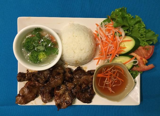 Rice Dishes 10. Grilled pork with rice...$10.