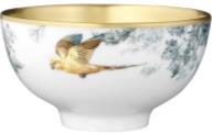 bowl «Birds» gold Ø 4,7 in 13.5 fl oz 038286P Medium bowl «Felines» gold Ø 4,7 in 13.
