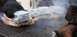 foil wrapped bricks can also be used like cooking stones to cook upon directly, or can be pre-heated and used to