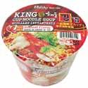 , unit 70 Paldo Bowl Noodles King Size seafood, lobster, beef & veg.