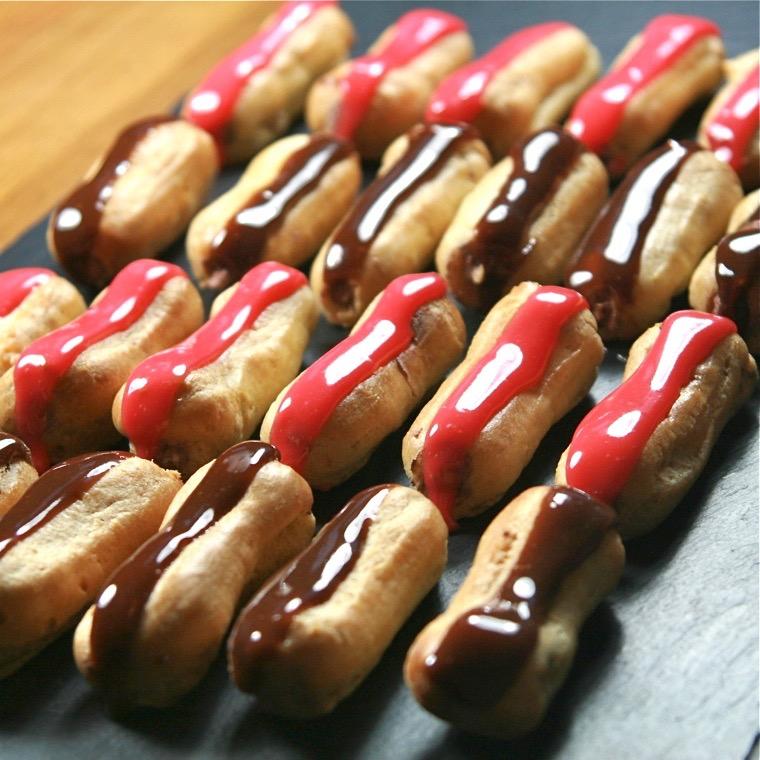 Sweet Canapes Les Petits -fours... Sweet canapes selections Éclair chocolat, 1.