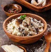 Wild Mushroom Risotto 6-7 cups low sodium vegetable or chicken broth, as needed 2 Tbsp. extra virgin olive oil ½ cup onion or shallots, finely diced 2 garlic cloves, minced ¾ - 1 lb.