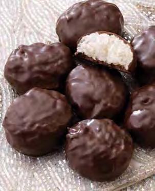 00 Coconut Almond Treasures Chocolate con almendras y coco Tender coconut flakes are tossed with
