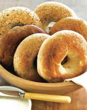 BREAKFAST Continental Breakfast Muffins Assorted Bagels with Butter and Cream Cheese Whole Fruit Orange and