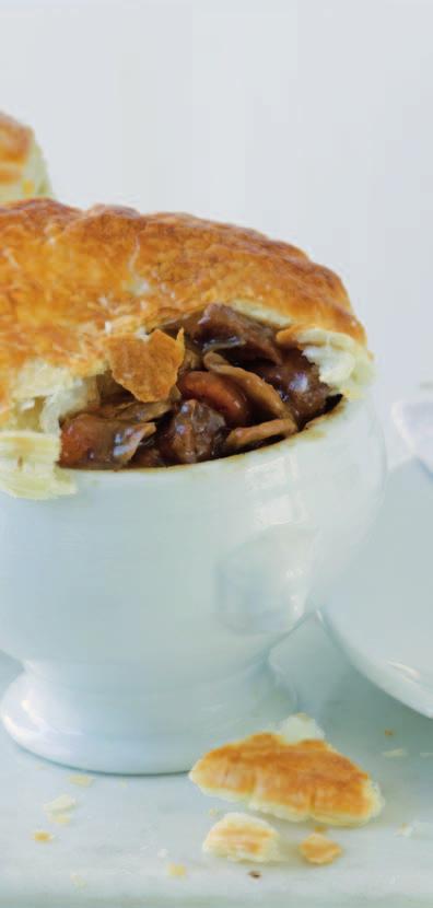 Main Courses and Sides Beef and Mushroom Pie You can t beat these hearty beef pies with a crisp, crunchy top for a Winter winner.
