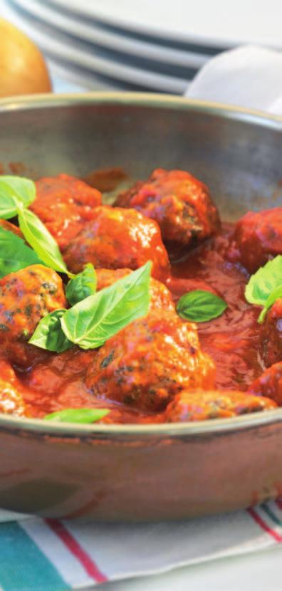 Main Courses and Sides Italian Meatballs Try these Italian-inspired meatballs for an economical but tasty dish.