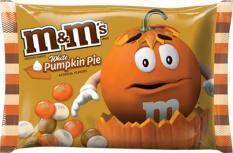 M&M S Brand White Pumpkin Pie Candies Harvest Blend 351236 (Open Stock), 353447 (DRC) Description: Pumpkin pie takes the cake as one of the top flavors of the season.