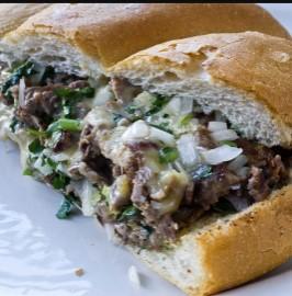 IT IS SERVED WITH SHREDDED LETTUCE,OR SHREDDED CABAGE AT YOUR CHOICE, IT ALSO COMES WITH RADISHES, CHOPPED ONION, A SLICE OF LIME, OREGANO AND CORN TORTILLA CHIPS. 8.99 PAMBAZOS AND TORTAS 15.