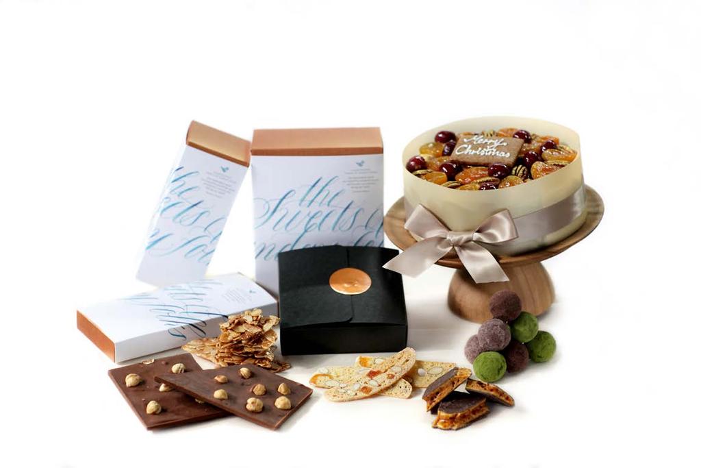 FESTIVE GIFT SETS Grande Duo box of 55% Dark Chocolate and Apricot & Almond Biscotti Luxor Duo box of 55% Dark Chocolate and Apricot & Almond Biscotti For Corporate Gifting Delight your clients,